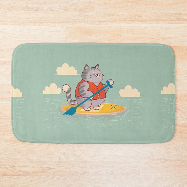Item preview, SUP Stand Up Paddle board Cat  designed and sold by SusanaDesigns.