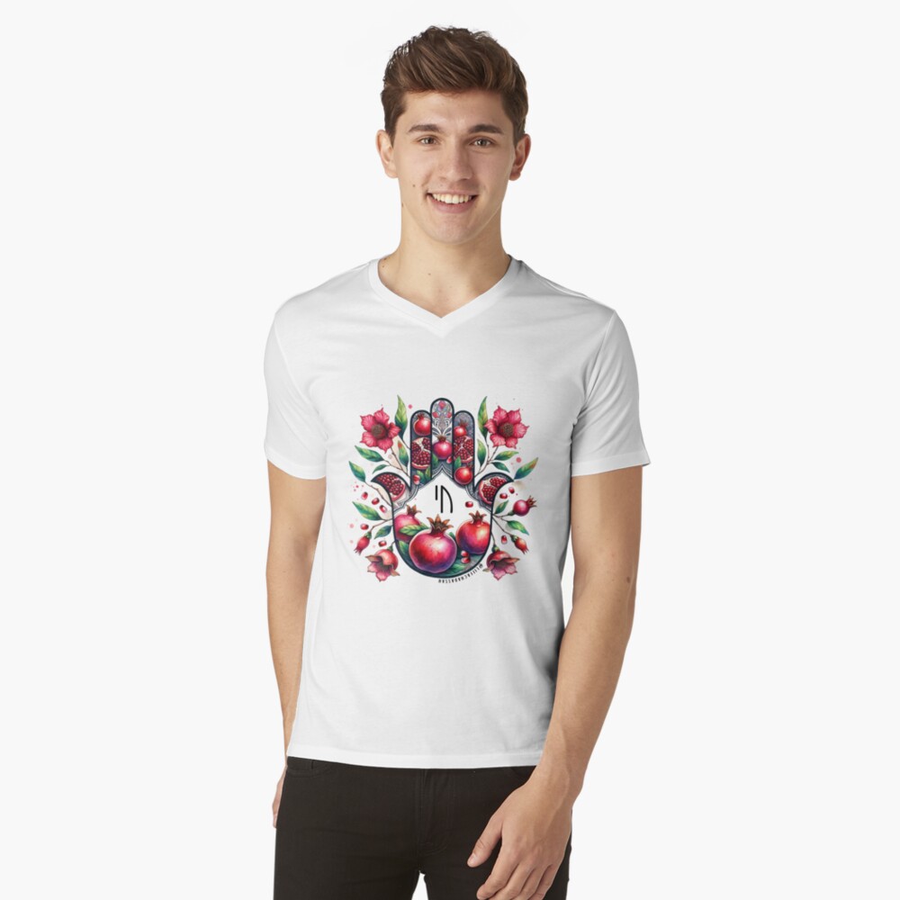 Item preview, V-Neck T-Shirt designed and sold by lifeachadassah.