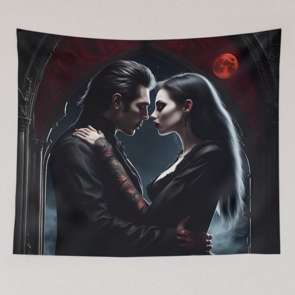 Item preview, Vampire  couple designed and sold by GothicRubette.
