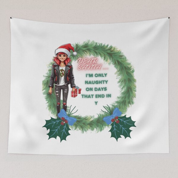 Item preview, Dear Santa - Funny Christmas Naughty List designed and sold by Kashear.
