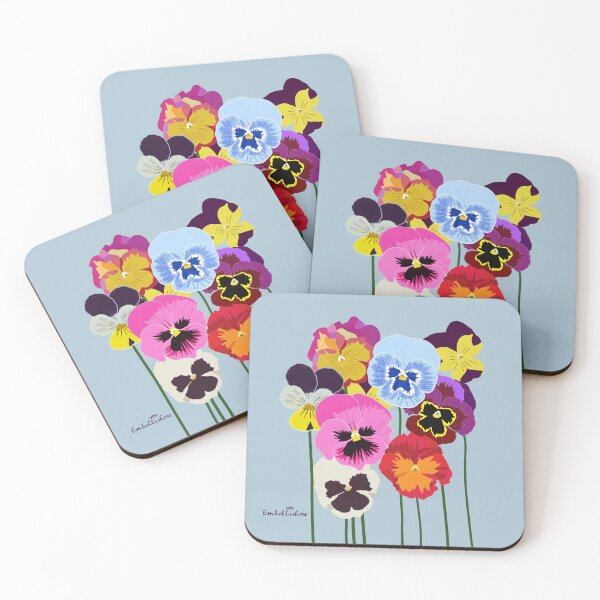 Item preview, Pansies designed and sold by Sarah Abbott-Vaughan.