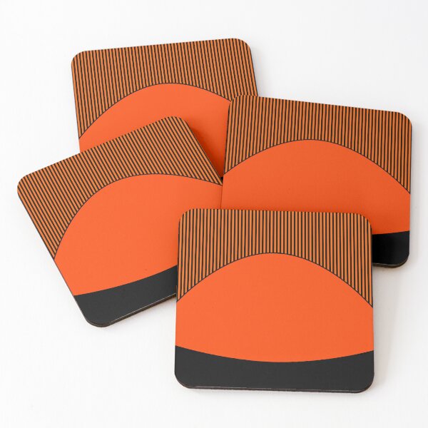 Item preview, Orange and black combo pattern with striped pattern designed and sold by fuzzyfox.