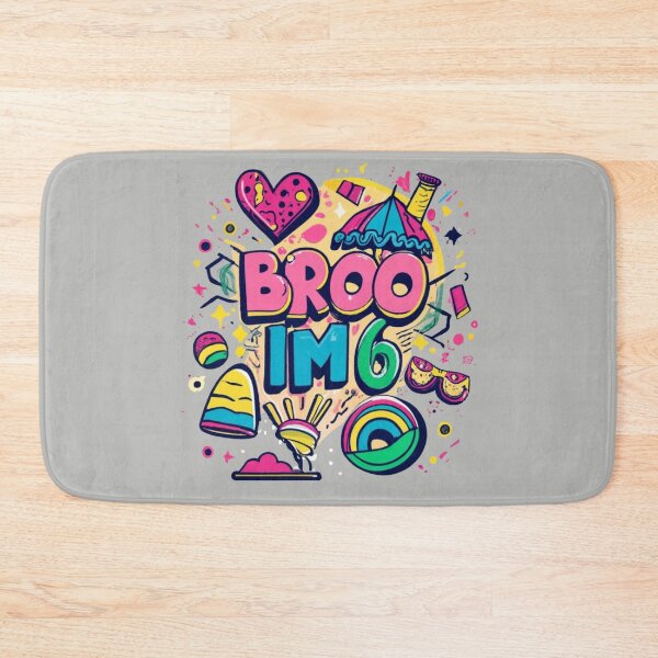 Item preview, kids 6th birthday boy bro I'm 6 year Old  designed and sold by INK-Creations.