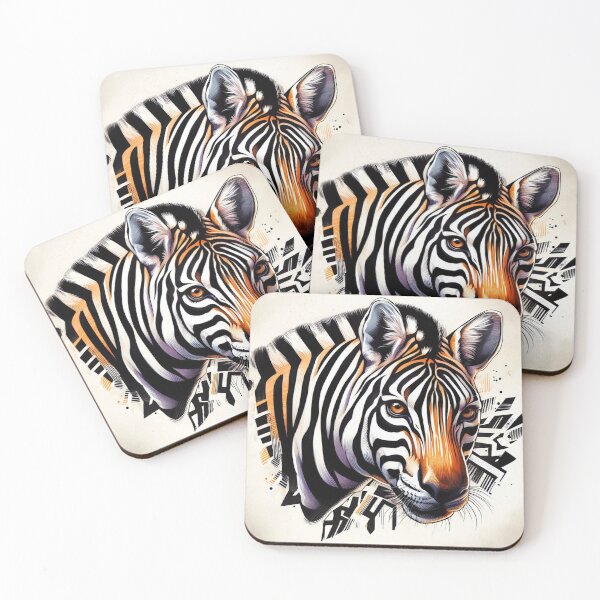 Item preview, Zebra Bengal Tiger designed and sold by ComputerContent.