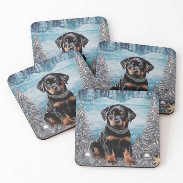 Item preview, Christmas Rottweiler designed and sold by Nocturne  Paws.