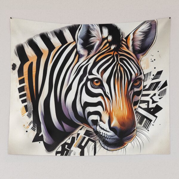 Item preview, Zebra Bengal Tiger designed and sold by ComputerContent.