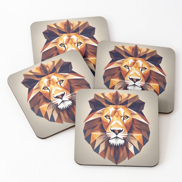 Item preview, Geometric Lion  designed and sold by Parallax Grafica.