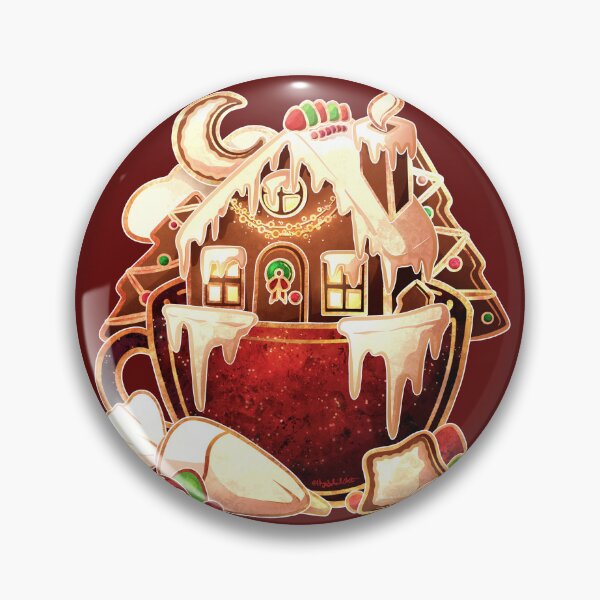 Item preview, Holiday Wishes Gingerbread Teacup designed and sold by heysoleilart.