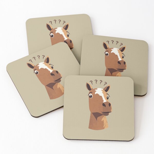 Item preview, What The Horse! (WTH) - Confused Horse Design designed and sold by Sir Meow Meow.