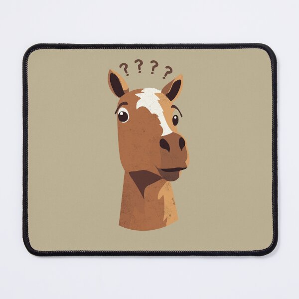 Item preview, What The Horse! (WTH) - Confused Horse Design designed and sold by Sir Meow Meow.