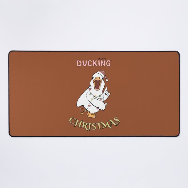 Item preview, Merry Ducking Christmas - Duck With Knife Pun designed and sold by ViewerEqualsPhoton.