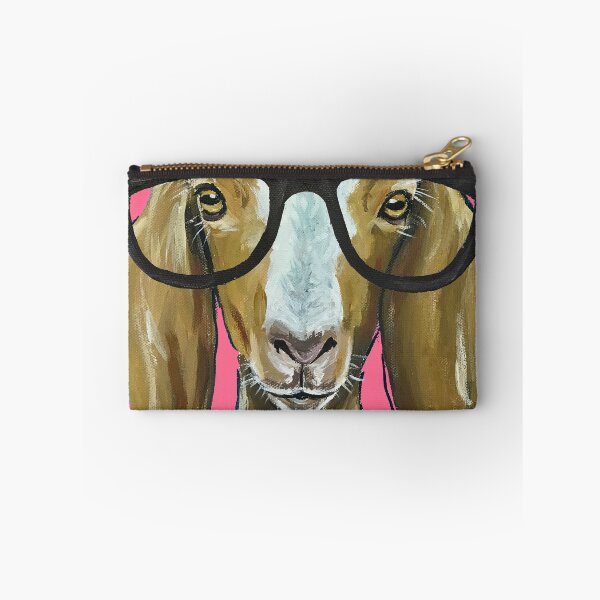 Item preview, Goat with Glasses Art designed and sold by leekellerart.