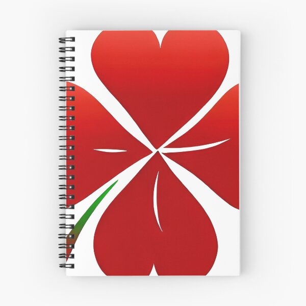 Item preview, 4 leaves red clover designed and sold by HcnDesigner.
