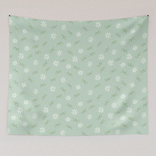 Item preview, Flannel flower - Green designed and sold by Catherine Wallace Art.