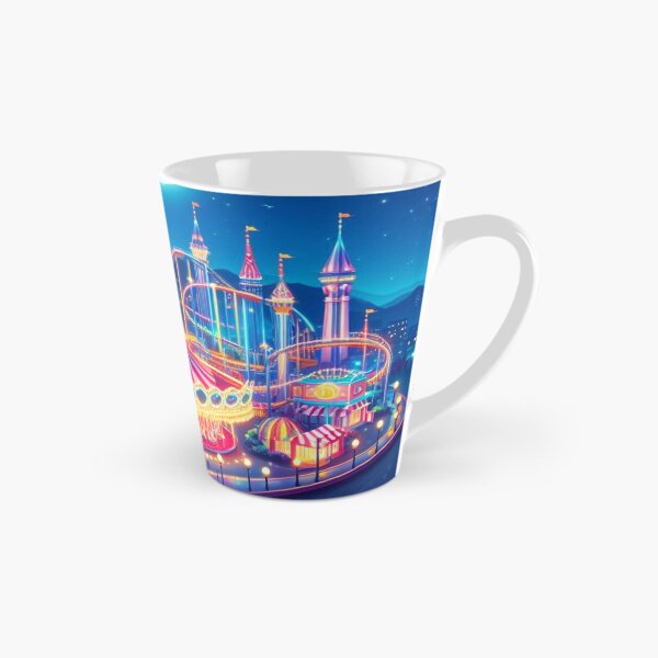 Item preview, Amusement park at night. designed and sold by growing-mom.