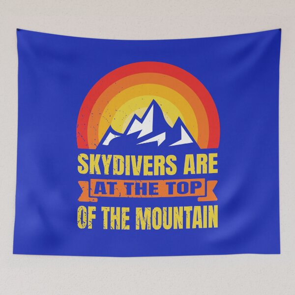 Item preview, Skydivers Are At The Top Of The Mountain designed and sold by MapleTArts.