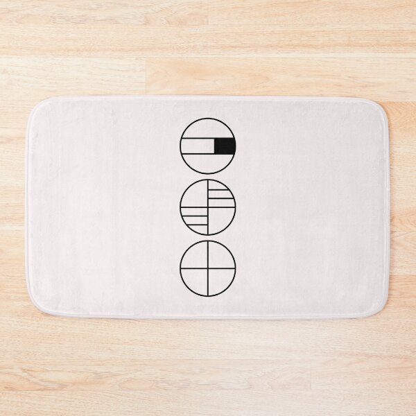 Item preview, BAUHAUS ALPHABET SYMBOLS BLACK designed and sold by farhinabas.