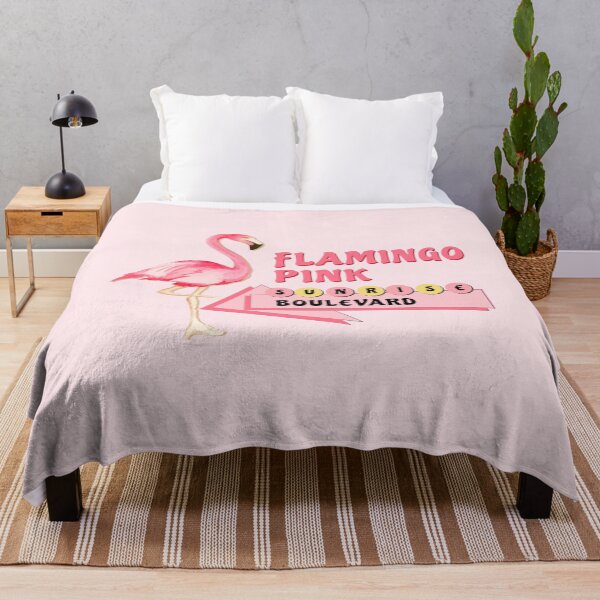 Item preview, Flamingo Pink Sunrise Boulevard designed and sold by Mint-Rose.
