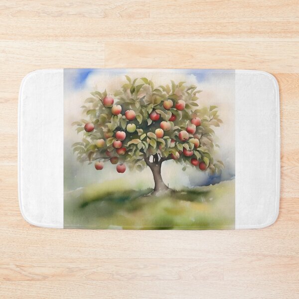Item preview, Apple Tree Day A - January 6 - Watercolor & Pen designed and sold by Oldetimemercan.