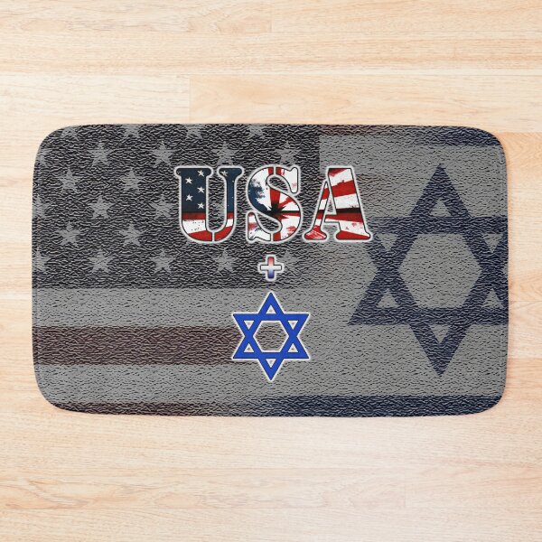 Item preview, USA + Israel with Stylized, Blended Flags Background designed and sold by designs-by-ann.