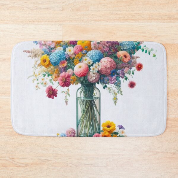 Item preview, Flowers in a glass bottle. designed and sold by growing-mom.
