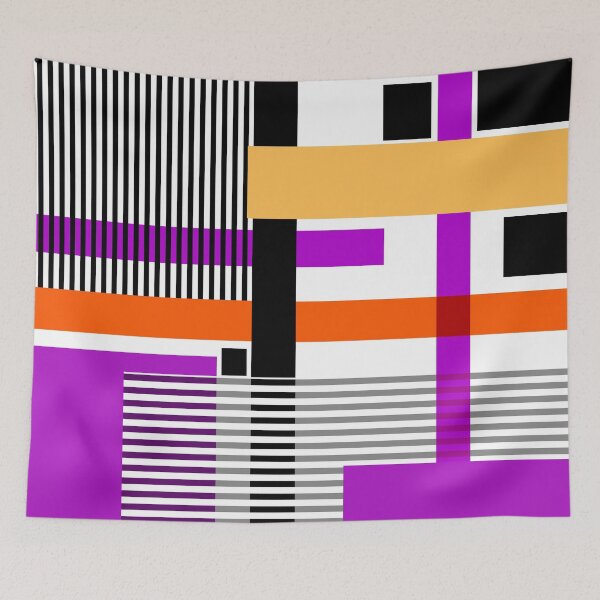 Item preview, violet black , black , purple , striped , striped pattern  designed and sold by fuzzyfox.
