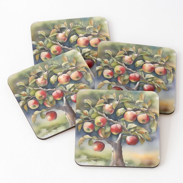 Item preview, Apple Tree Day D - January 6 - Watercolor & Pen designed and sold by Oldetimemercan.