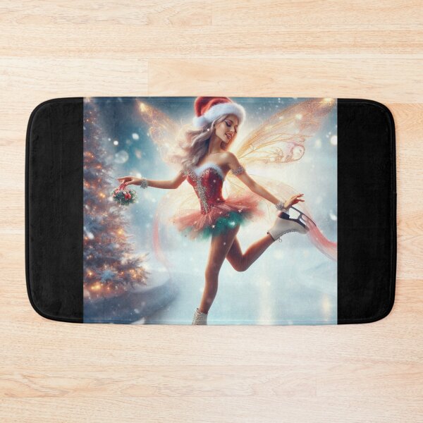 Item preview, Merry Christmas ice skater designed and sold by SeeingBeyond.