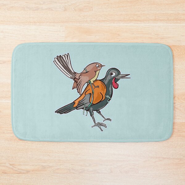Item preview, Fantail riding a saddle back designed and sold by piedaydesigns.