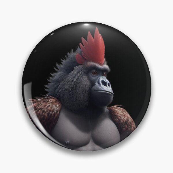 Item preview, Collections of freak mutant gorillas and lions to decorate your house in adhesive paper designed and sold by Carlos Gudino.