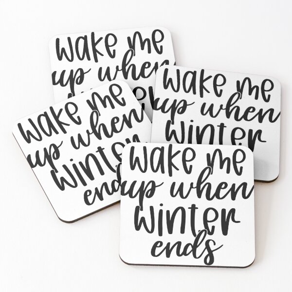 Item preview, Wake me up when winter ends designed and sold by PixelPioneers1.