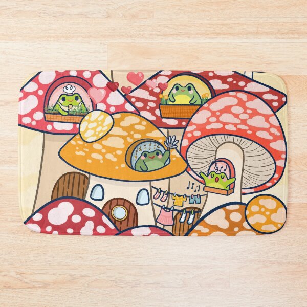Item preview, Mushroom Frog Village designed and sold by jessthechen.
