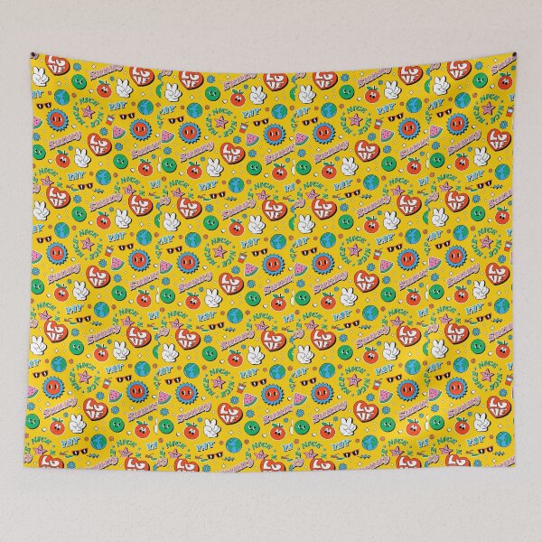 Item preview, Groovy Love Planet Pattern designed and sold by MelTay21.