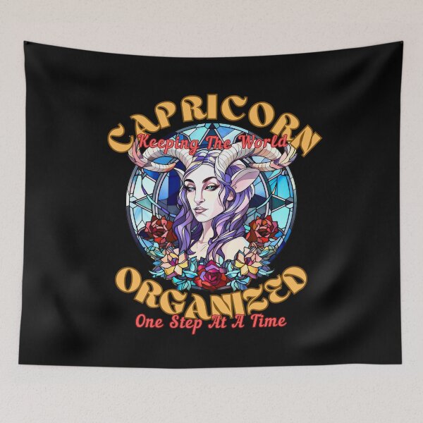 Item preview, Capricorn: Keeping The World Organized, One Step At A Time. capricorn sign designed and sold by ZodiacWonders.