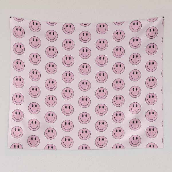 Item preview, Pink Vintage Smiling Face designed and sold by colleenm2.