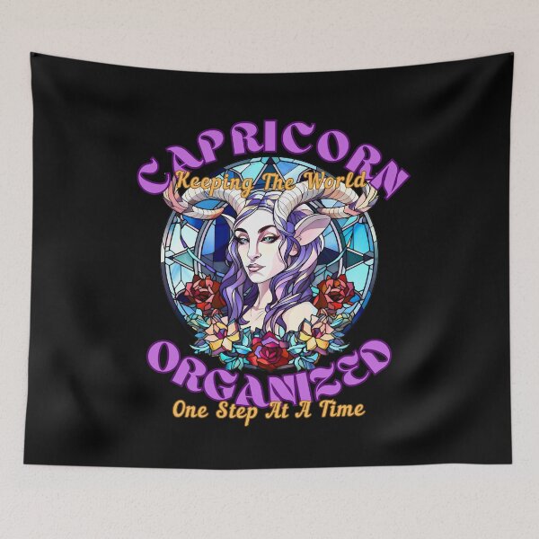 Item preview, Capricorn: Keeping The World Organized, One Step At A Time. capricorn girl designed and sold by ZodiacWonders.