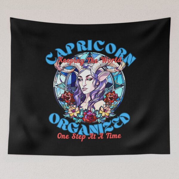 Item preview, Capricorn: Keeping The World Organized, One Step At A Time. sea goat designed and sold by ZodiacWonders.
