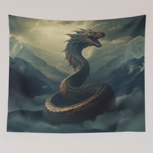 Item preview, Jörmungandr, the world serpent who encircles the Earth designed and sold by MonsterMountain.
