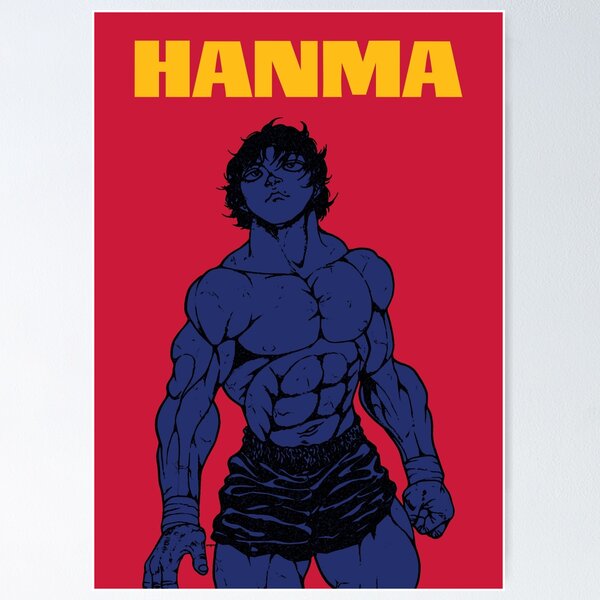 Baki - Baki Hanma and Yujiro Hanma  Poster by Kazoumo