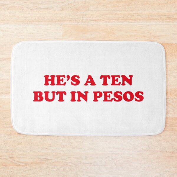 Item preview, HES A TEN BUT IN PESOS FUNNY FILIPINO STATEMENT TEE designed and sold by aydapadi.