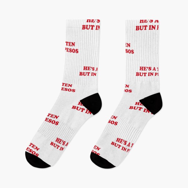 Item preview, HES A TEN BUT IN PESOS FUNNY FILIPINO STATEMENT TEE designed and sold by aydapadi.