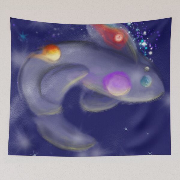 Item preview, Giant Space Fish designed and sold by ThatGirlDoodles.