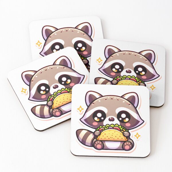 Item preview, Taco Eating Racoon designed and sold by aurahealing.