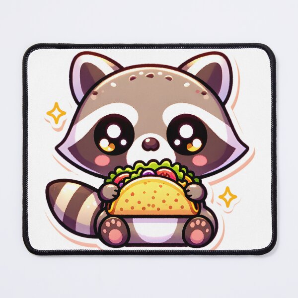 Item preview, Taco Eating Racoon designed and sold by aurahealing.