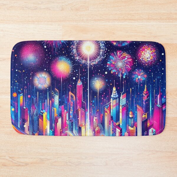 Item preview, Fireworks in the city. designed and sold by growing-mom.
