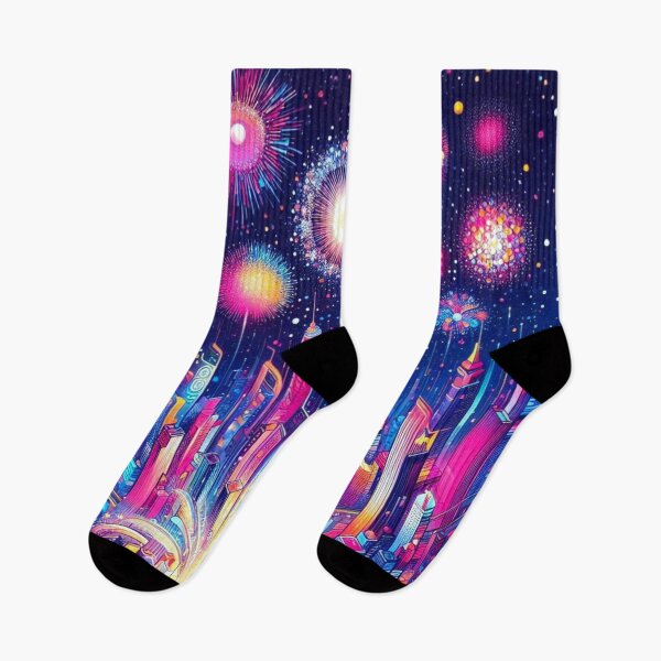 Item preview, Fireworks in the city. designed and sold by growing-mom.