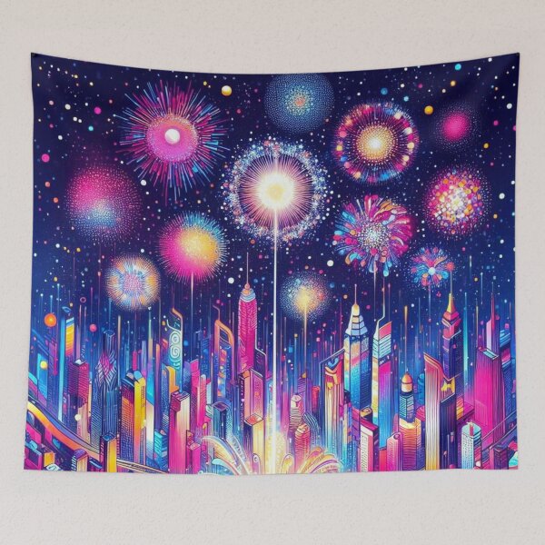 Item preview, Fireworks in the city. designed and sold by growing-mom.