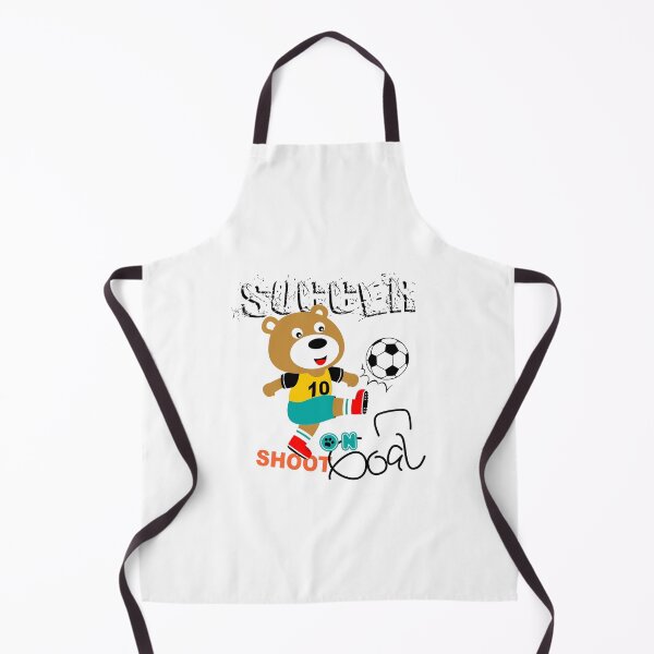 Item preview, cartoon bear playing soccer, cartoon bear playing soccer, cute bear playing soccer designed and sold by GreyStanzione1.