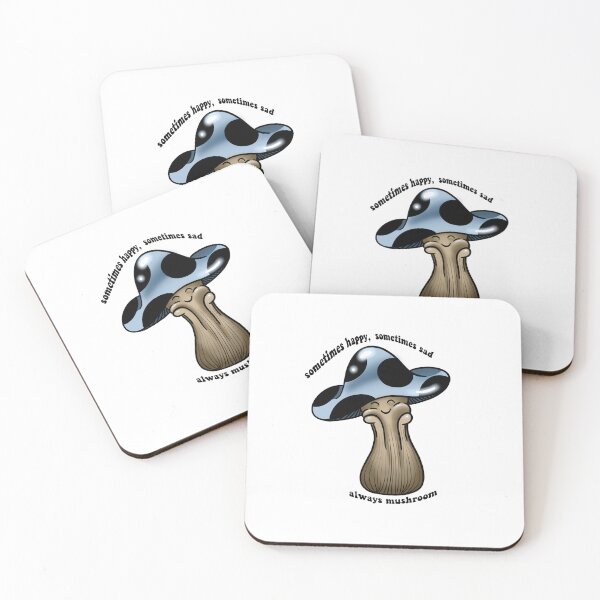 Item preview, Sometimes happy, sometimes sad. Always mushroom designed and sold by Meg-Hoyt.