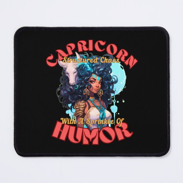Item preview, Capricorn: Structured Chaos With A Sprinkle Of Humor. capricorn astrology designed and sold by ZodiacWonders.